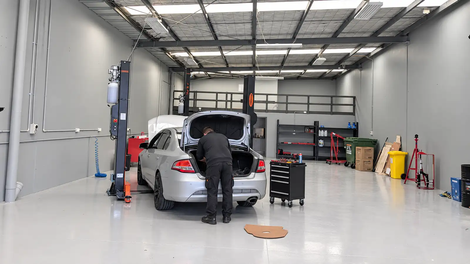 Car servicing Clyde North technician working on a vehicle at Carcare Services
