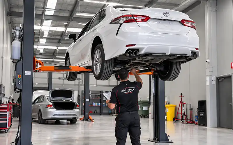 Roadworthy vehicle inspection at Carcare Services